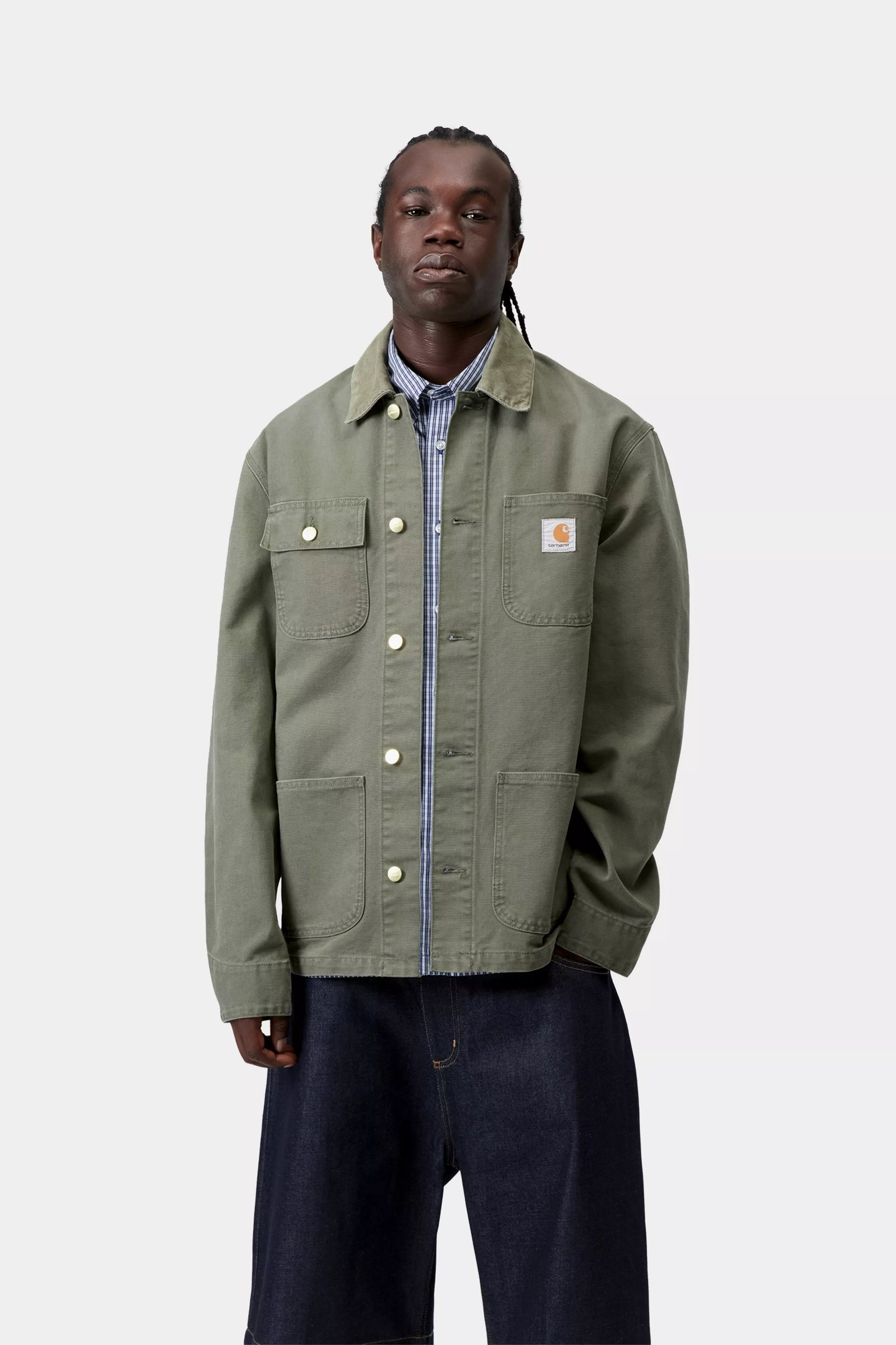 Carhartt WIP Michigan Coat Leaf/Leaf stone canvas