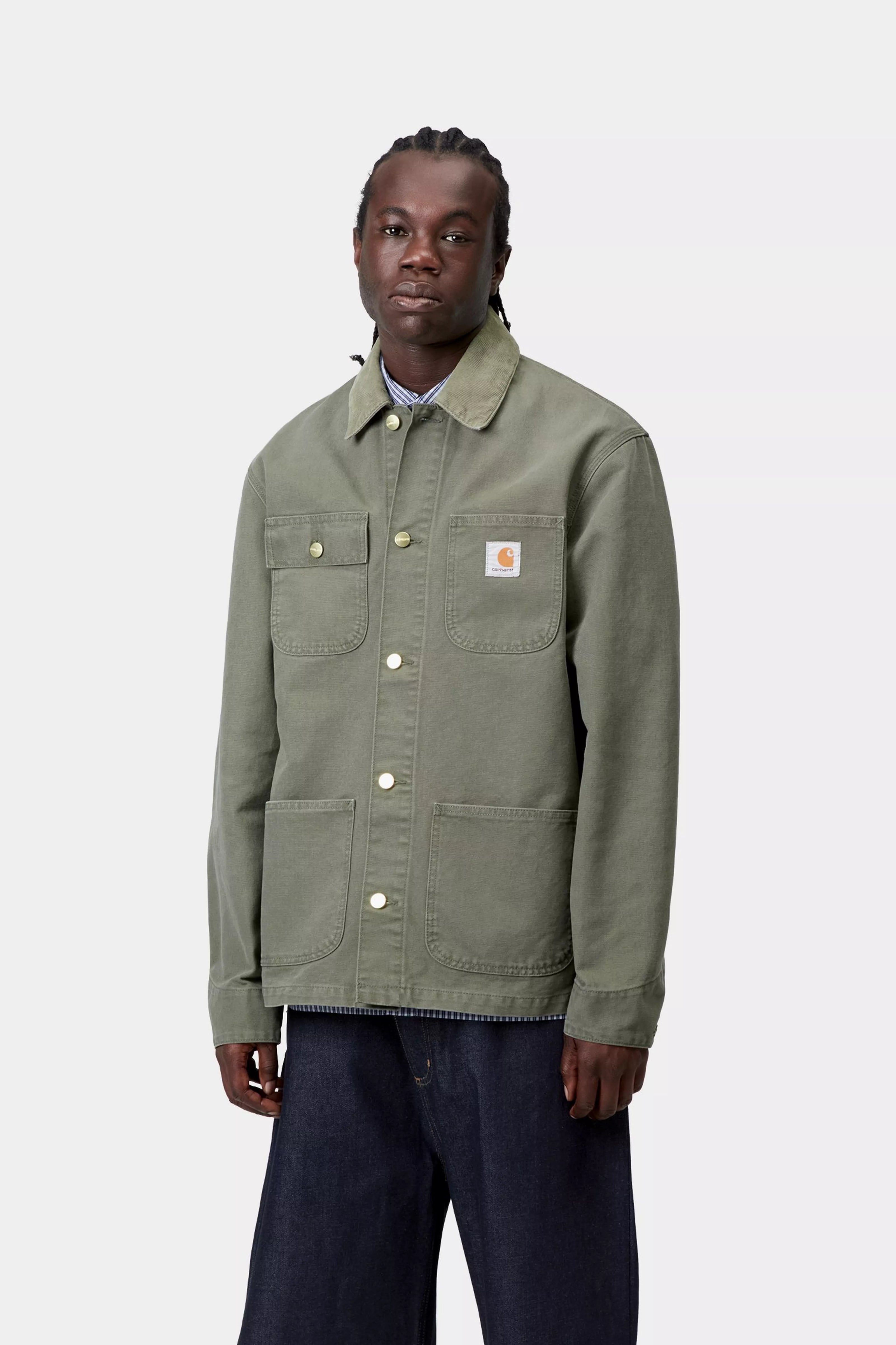 Carhartt WIP Michigan Coat Leaf/Leaf stone canvas
