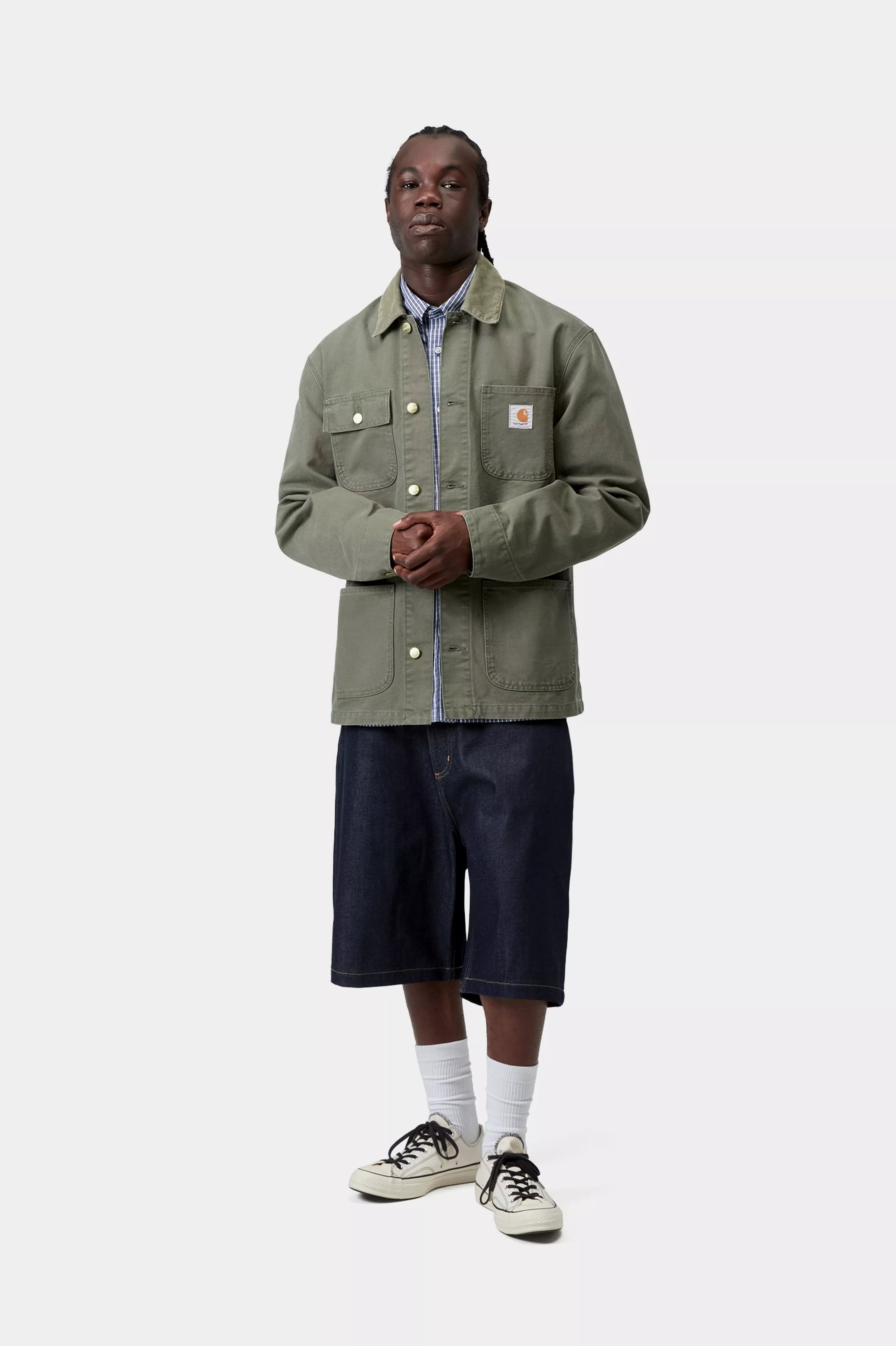 Carhartt WIP Michigan Coat Leaf/Leaf stone canvas