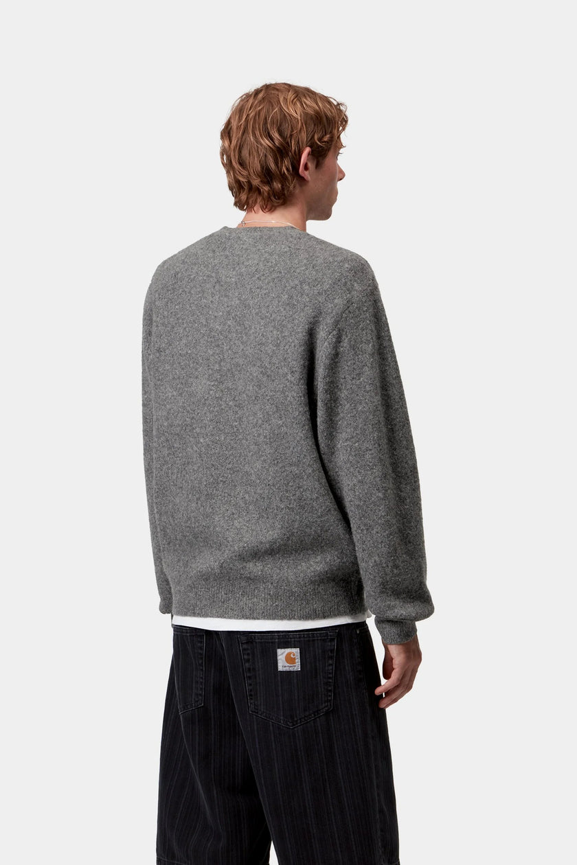 Carhartt WIP Curtis Sweater Tangled Graphite