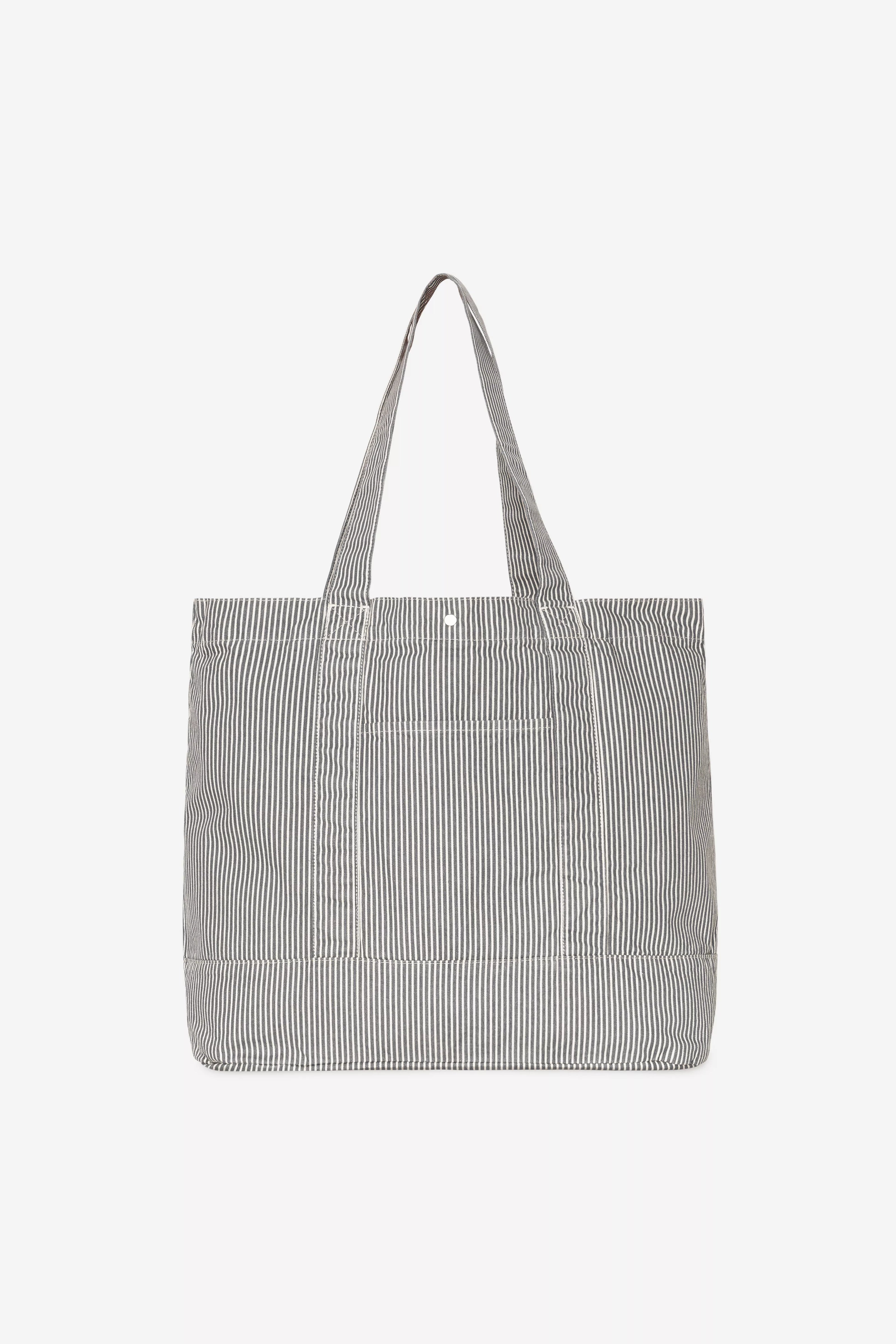 Carhartt WIP Mercer Tote Bag Mercer Stripe, Graphite/Wax