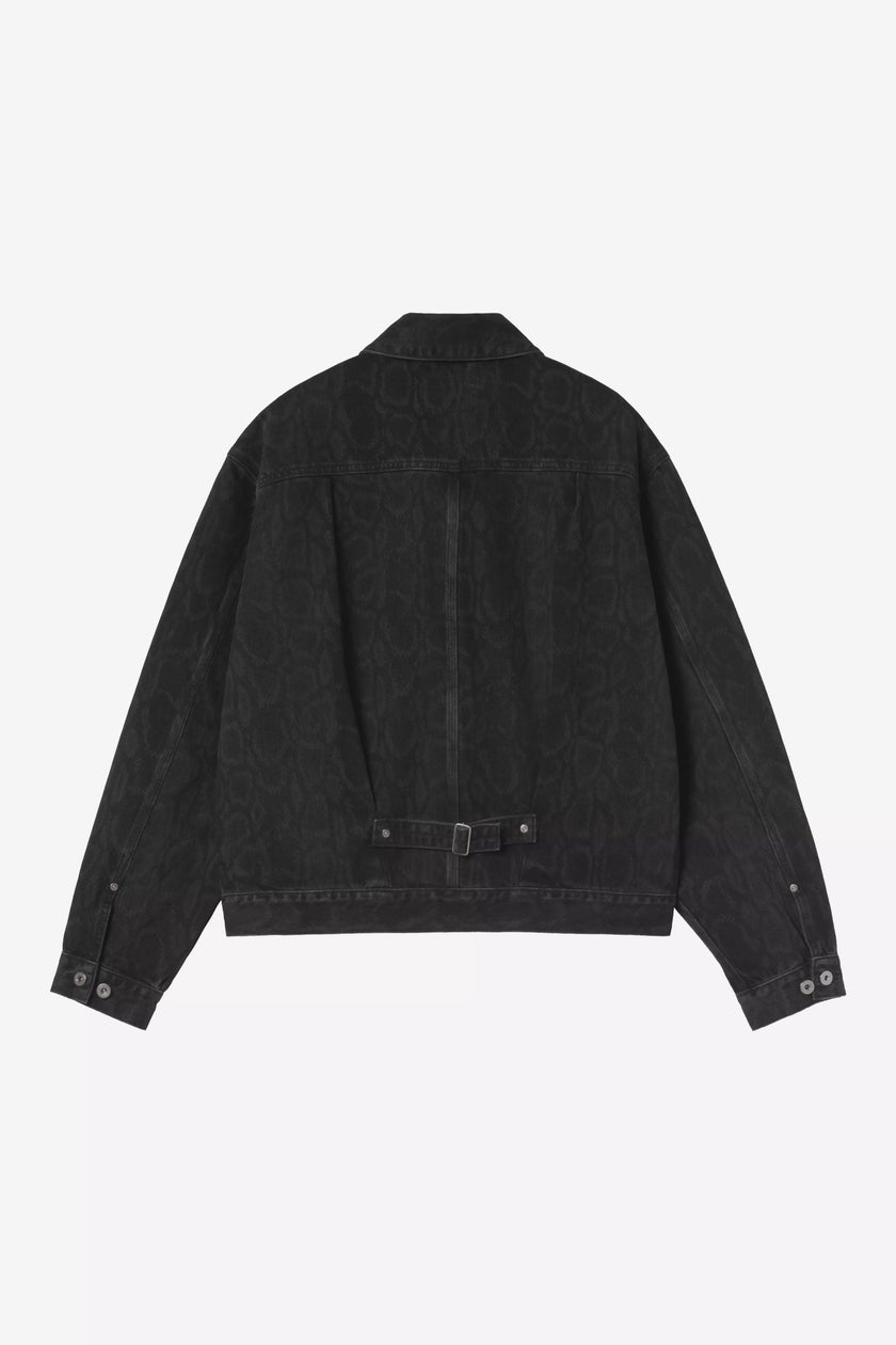 Carhartt WIP Belmar Jacket Camo Black stone wash