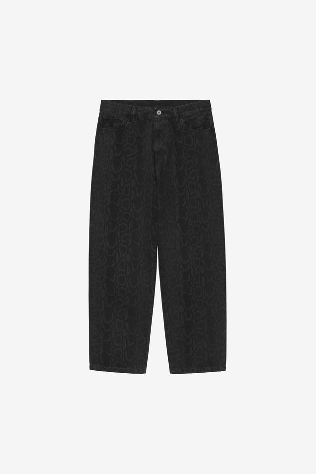 Carhartt WIP Snake Landon Pant Camo, Black stone wash