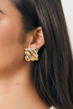 Load image into Gallery viewer, Lustre &amp; Sage Basic Croffle Statement Earrings
