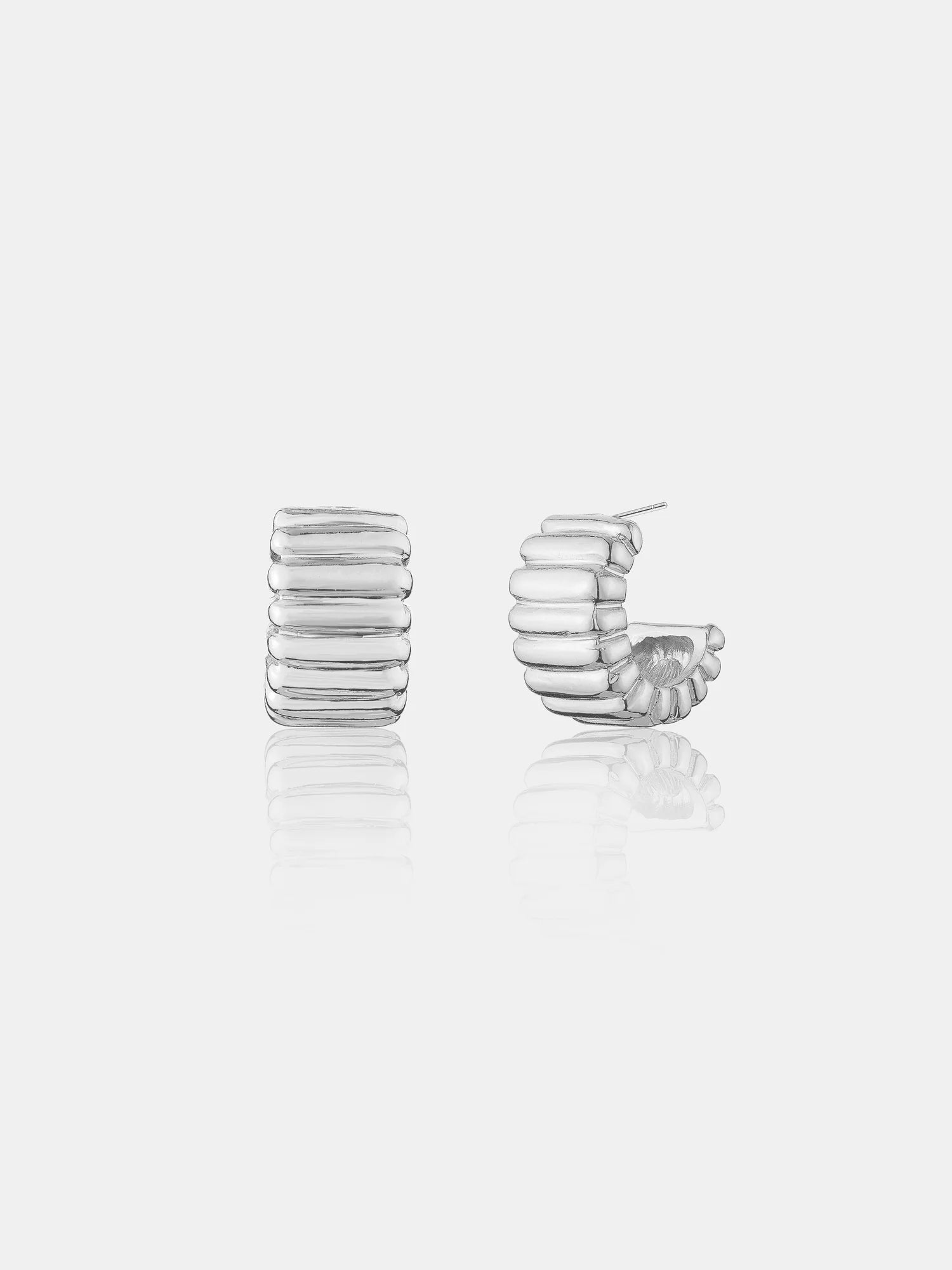 Lustre & Sage Indira Silver Plated Earrings