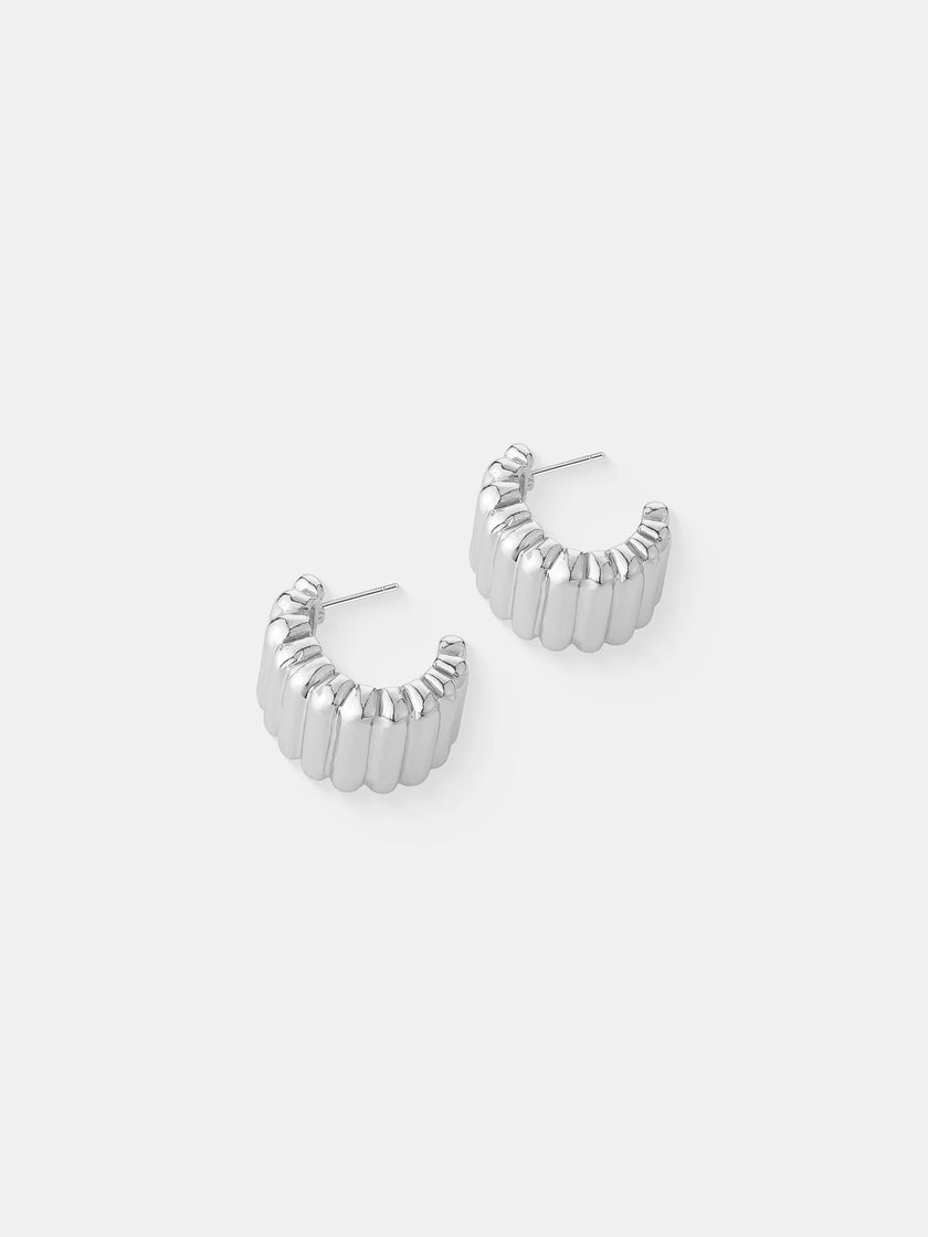 Lustre & Sage Indira Silver Plated Earrings