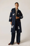 Rubyyaya Haute Dog Trench Navy
