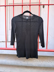 M. A. Dainty Meadow Top Black