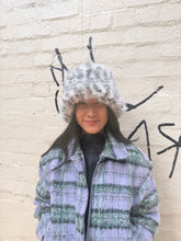 Load image into Gallery viewer, Cinnamon Creations 7548 Fluffy Leopard Bucket Hat White
