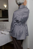 M. A. Dainty Keyes Shirt Blue/Brown