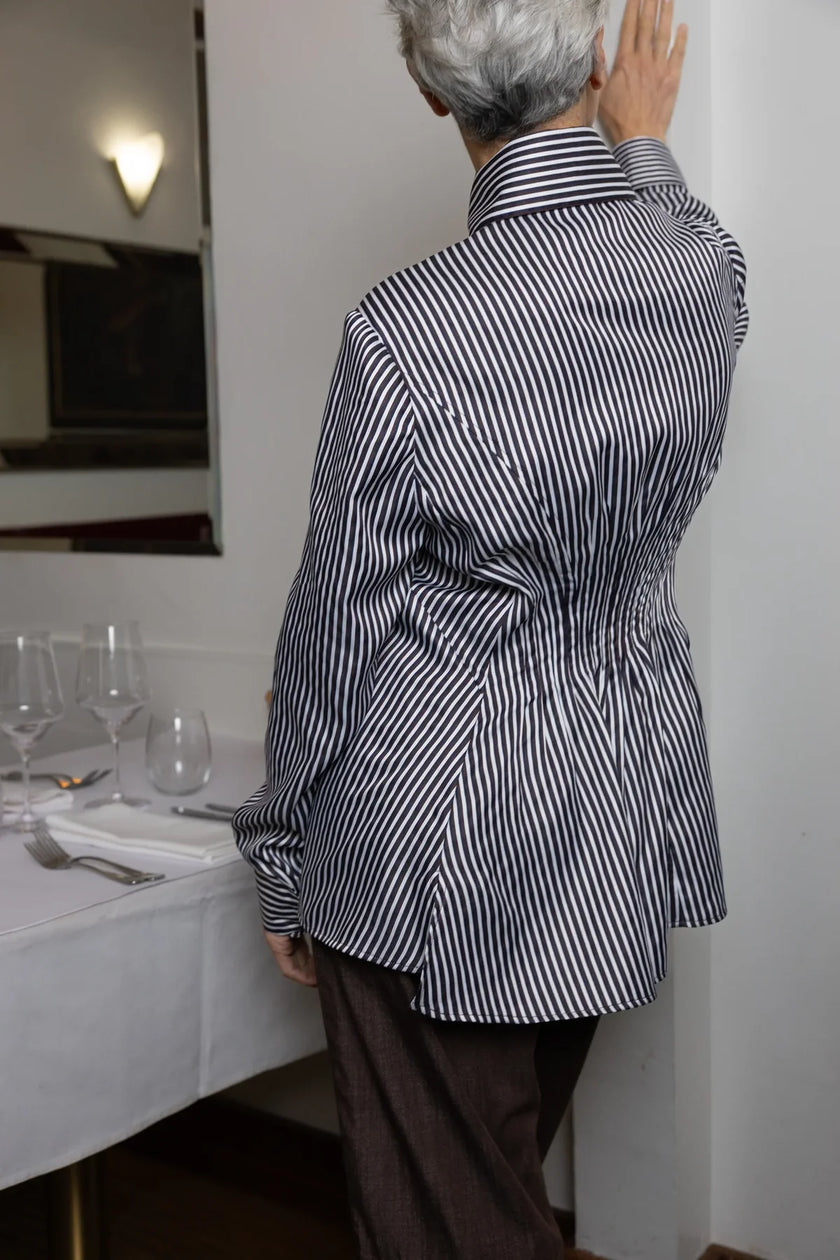M. A. Dainty Keyes Shirt Blue/Brown