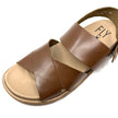 Fly London Molf Leather Sandals Bridle Camel Camel