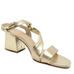 Piazza Grande Block Sandals Lumina Soft Light Gold