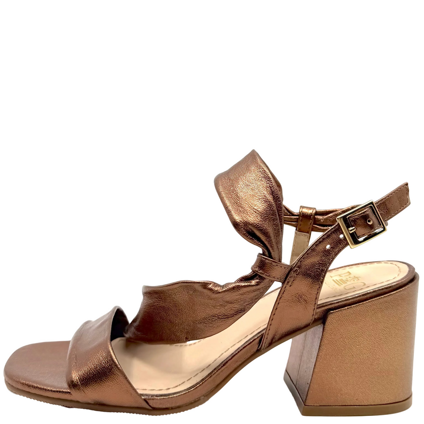 Piazza Grande Block Sandals Lumina Soft Bronze