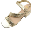 Piazza Grande Block Sandals Lumina Soft Light Gold