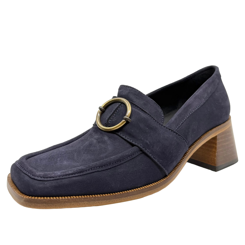 Beau Coops Anella Blue Suede Leather