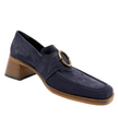 Beau Coops Anella Blue Suede Leather