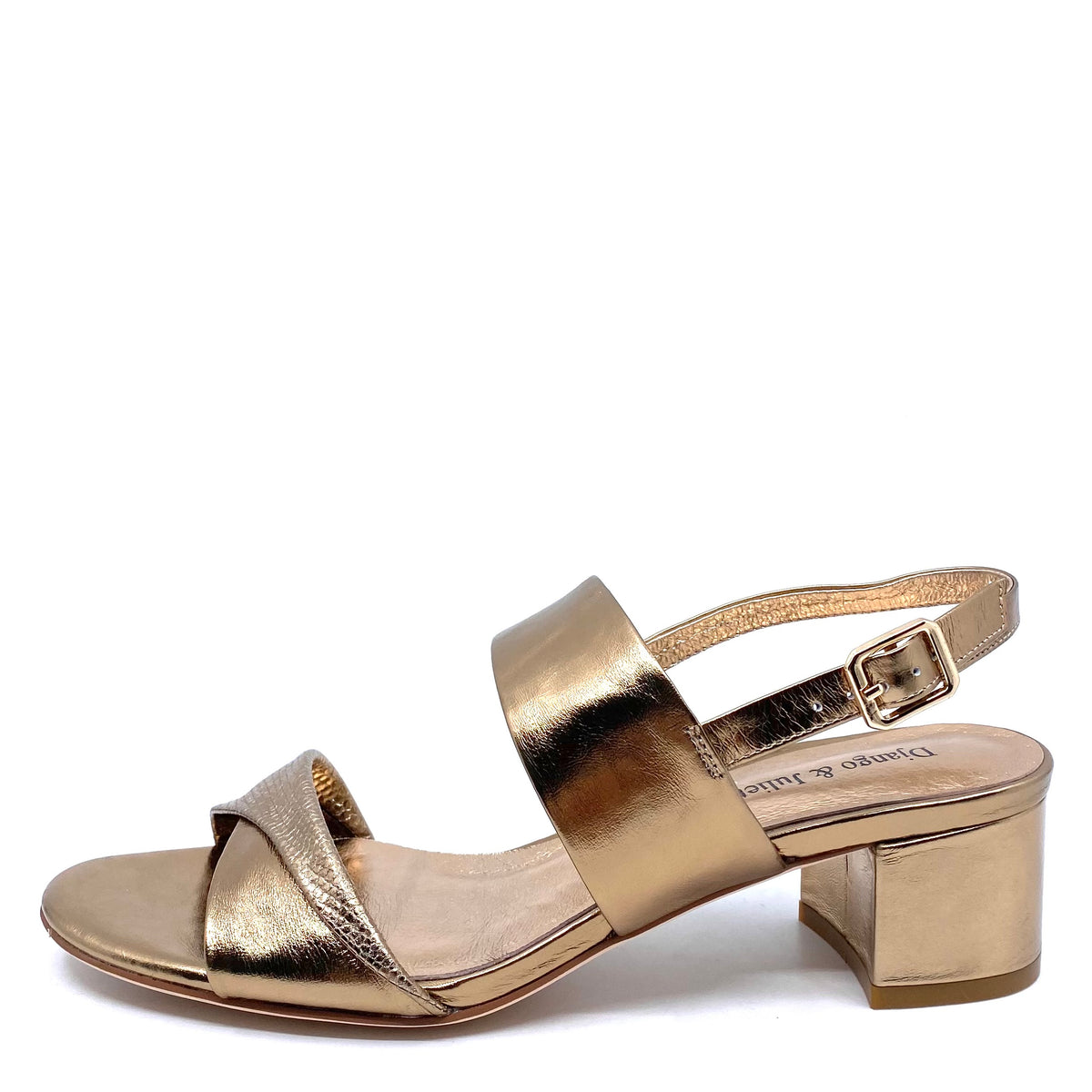 Django & Juliette Amarillo Light Bronze Leather