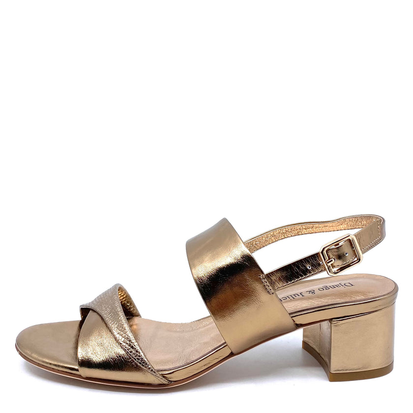 Django & Juliette Amarillo Light Bronze Leather