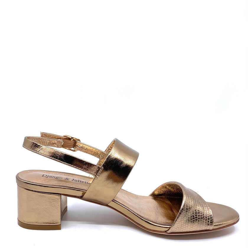 Django & Juliette Amarillo Light Bronze Leather
