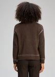 Zaket & Plover Tailored Cardi Cocoa