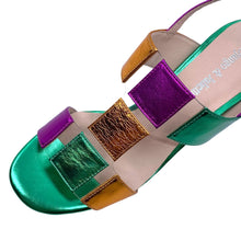 Load image into Gallery viewer, Django &amp; Juliette Seymour Bright Metallic Multi Leather
