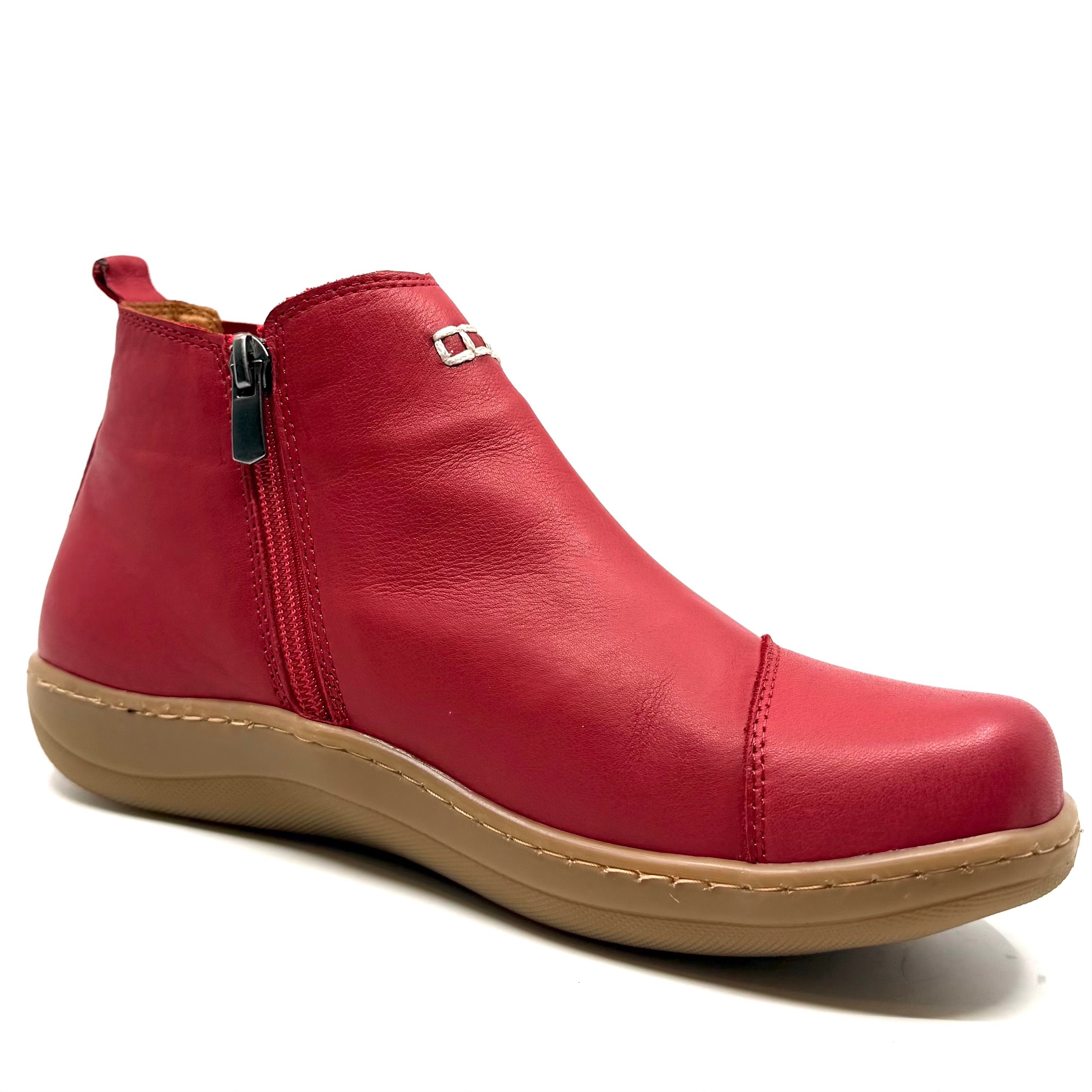 Sala Anita Ankle Boot Blood Red