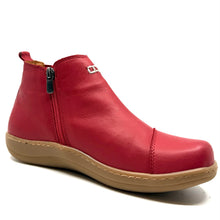 Load image into Gallery viewer, Sala Anita Ankle Boot Blood Red
