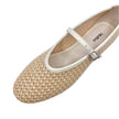 Mollini Havens Natural/Cream Woven Leather