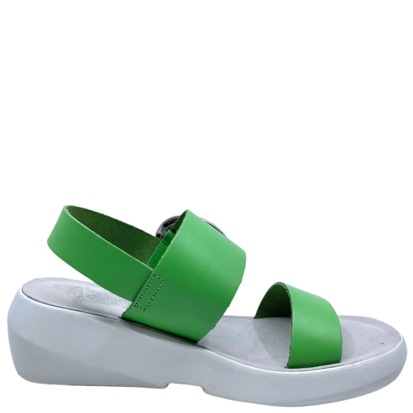 Fly London Bani Green Leather