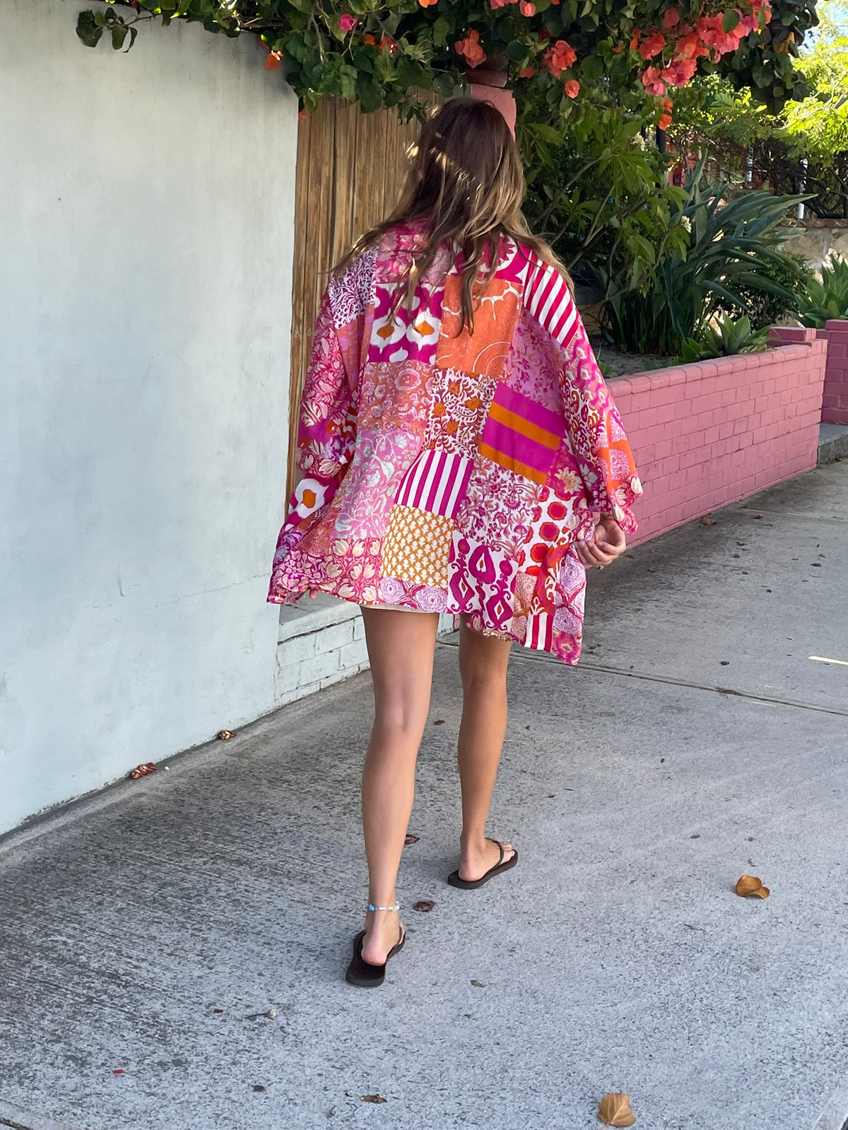 Anna Chandler Kimono Jaipur Pink