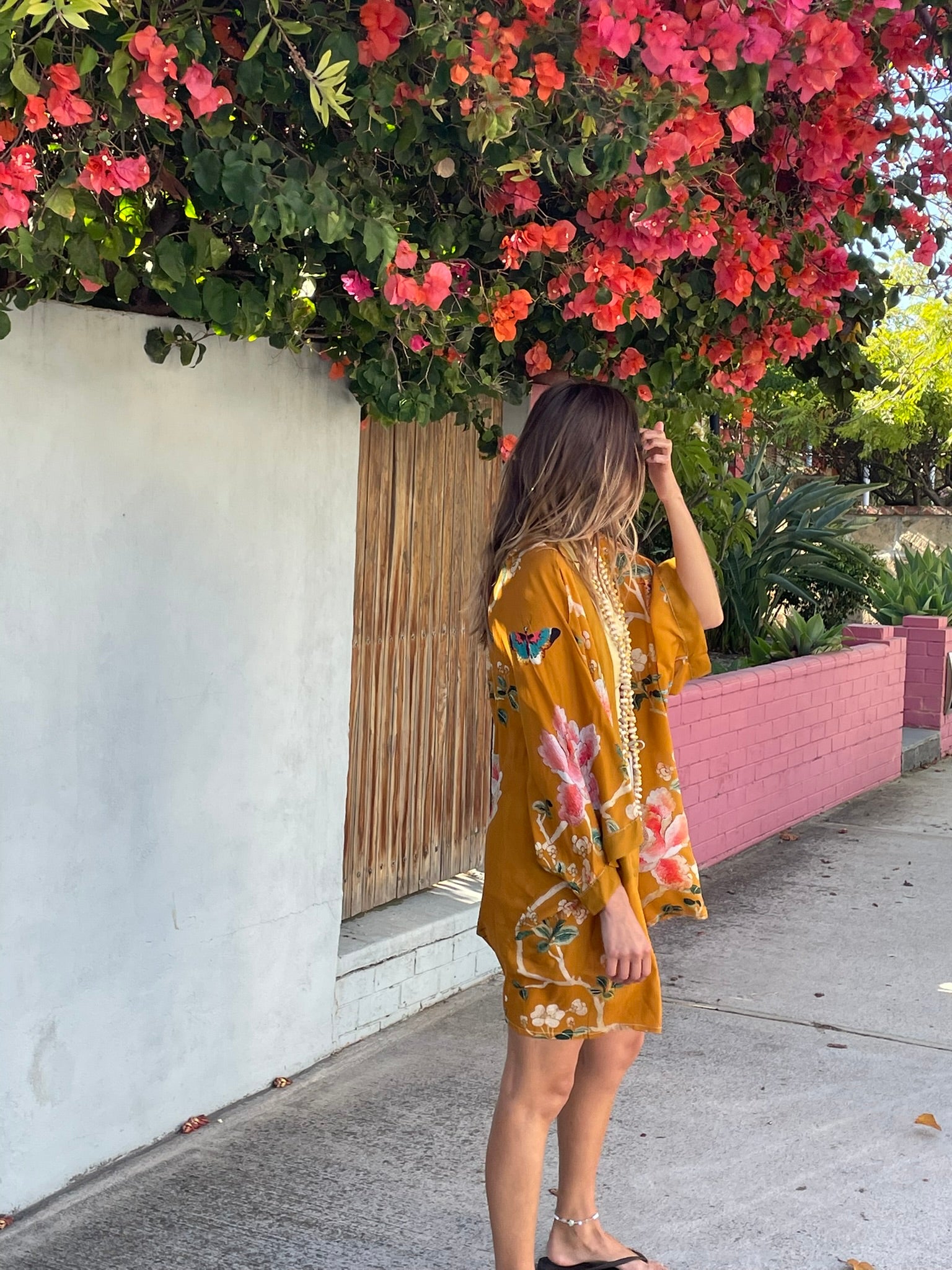 Anna Chandler Kimono Chinoiserie Gold