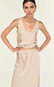 Staple The Label Dusk Bias Tank Champagne