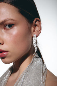 MH Jewellery Studio Siren Long Earrings Silver