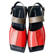Load image into Gallery viewer, Yuko Imanishi Koto Patent Orange Combo Leather
