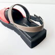 Yuko Imanishi Koto Patent Orange Combo Leather