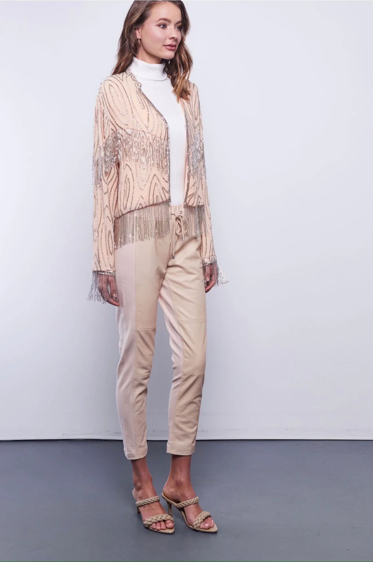 DEA Dolly Tassel Jacket Nude