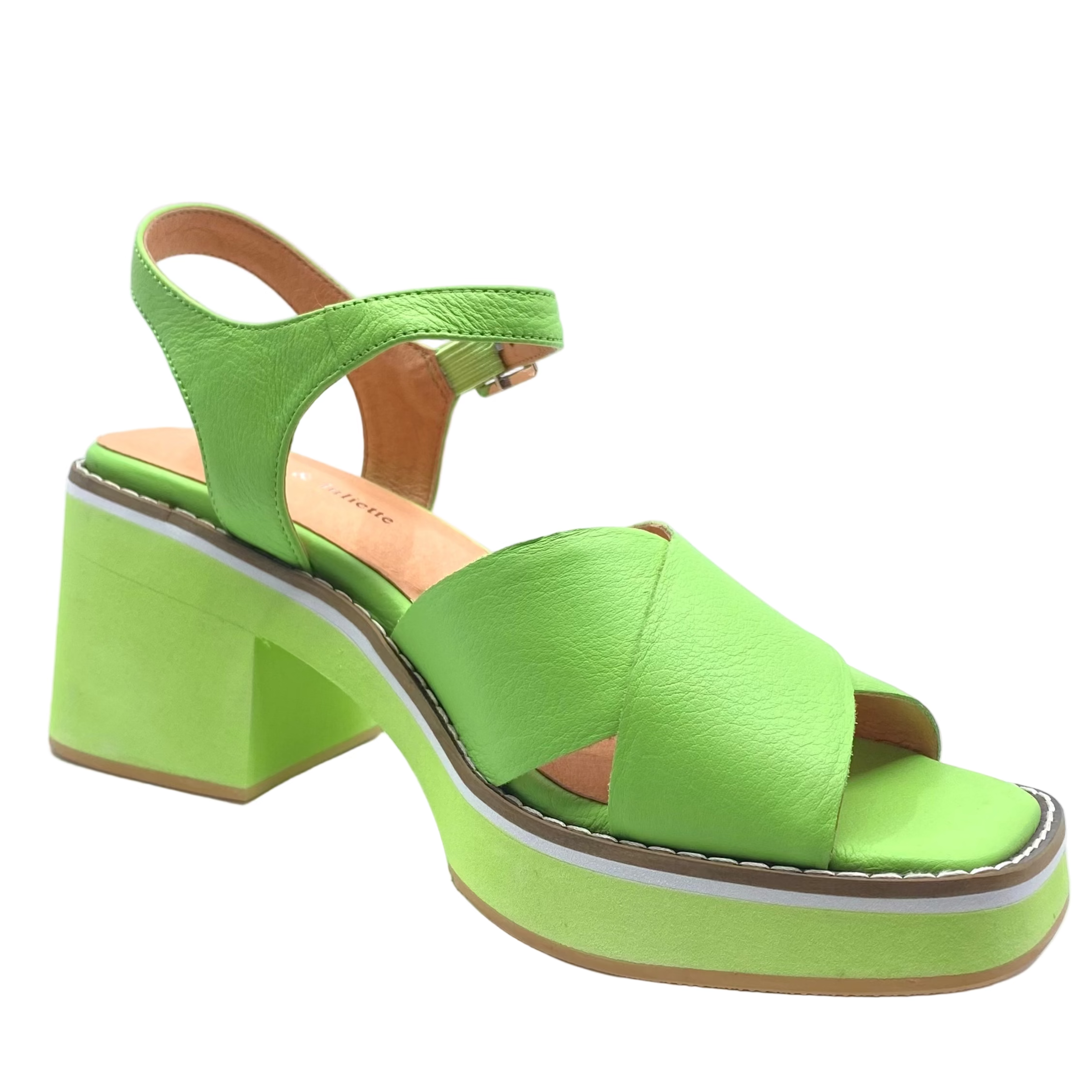 Django & Juliette Jemi Light Lime Leather