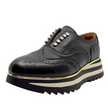 Alfie & Evie Houston Platform Sneaker Black Leather