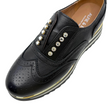 Alfie & Evie Houston Platform Sneaker Black Leather