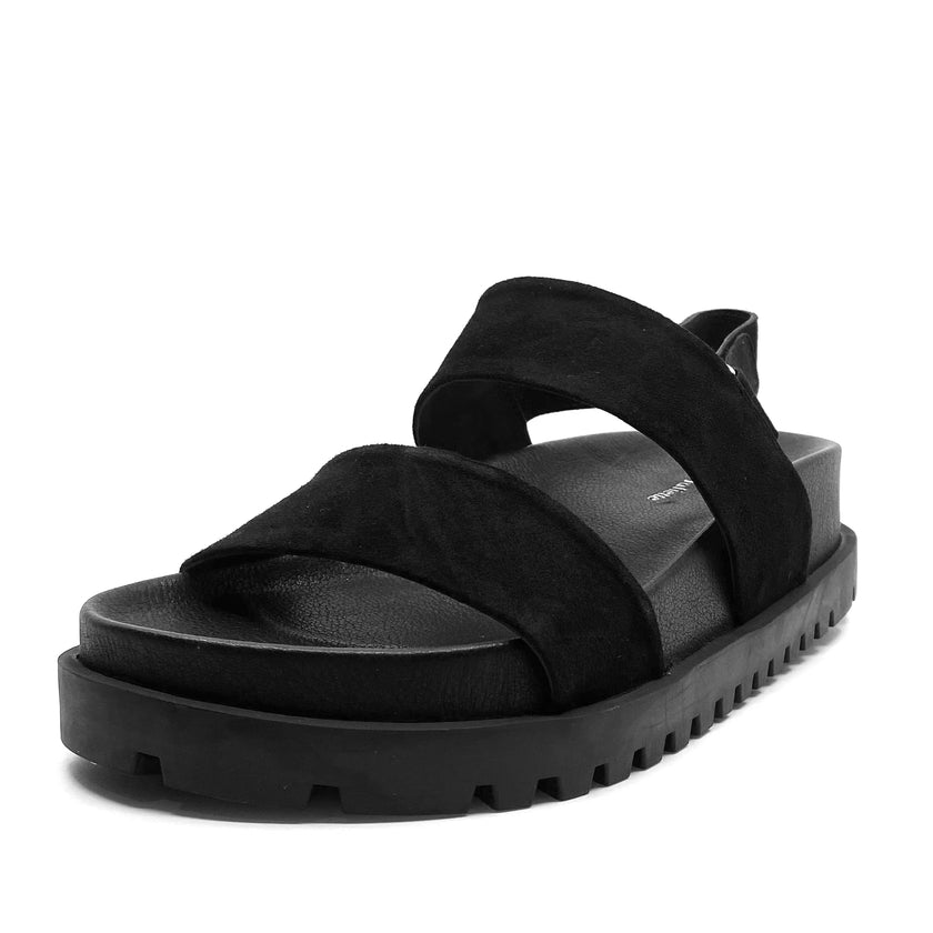 Django & Juliette Unaid Black/ Black Sole Suede