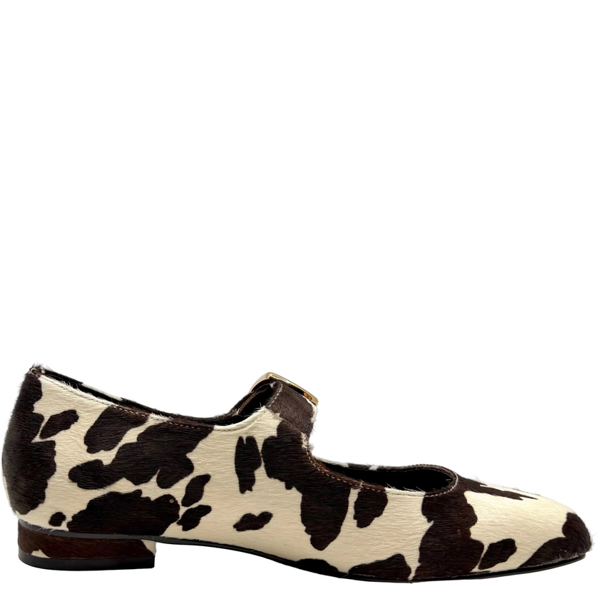 Tamara London Bern Ballet Flats Cafe/Cream Cow