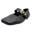 Luna Sole Tash Black Leather Mary Jane