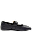 Luna Sole Tash Black Leather Mary Jane