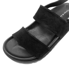 Load image into Gallery viewer, Django &amp; Juliette Unaid Black/ Black Sole Suede
