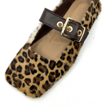 Load image into Gallery viewer, Luna Sole Tash Sand Leopard Pony Mary Jane
