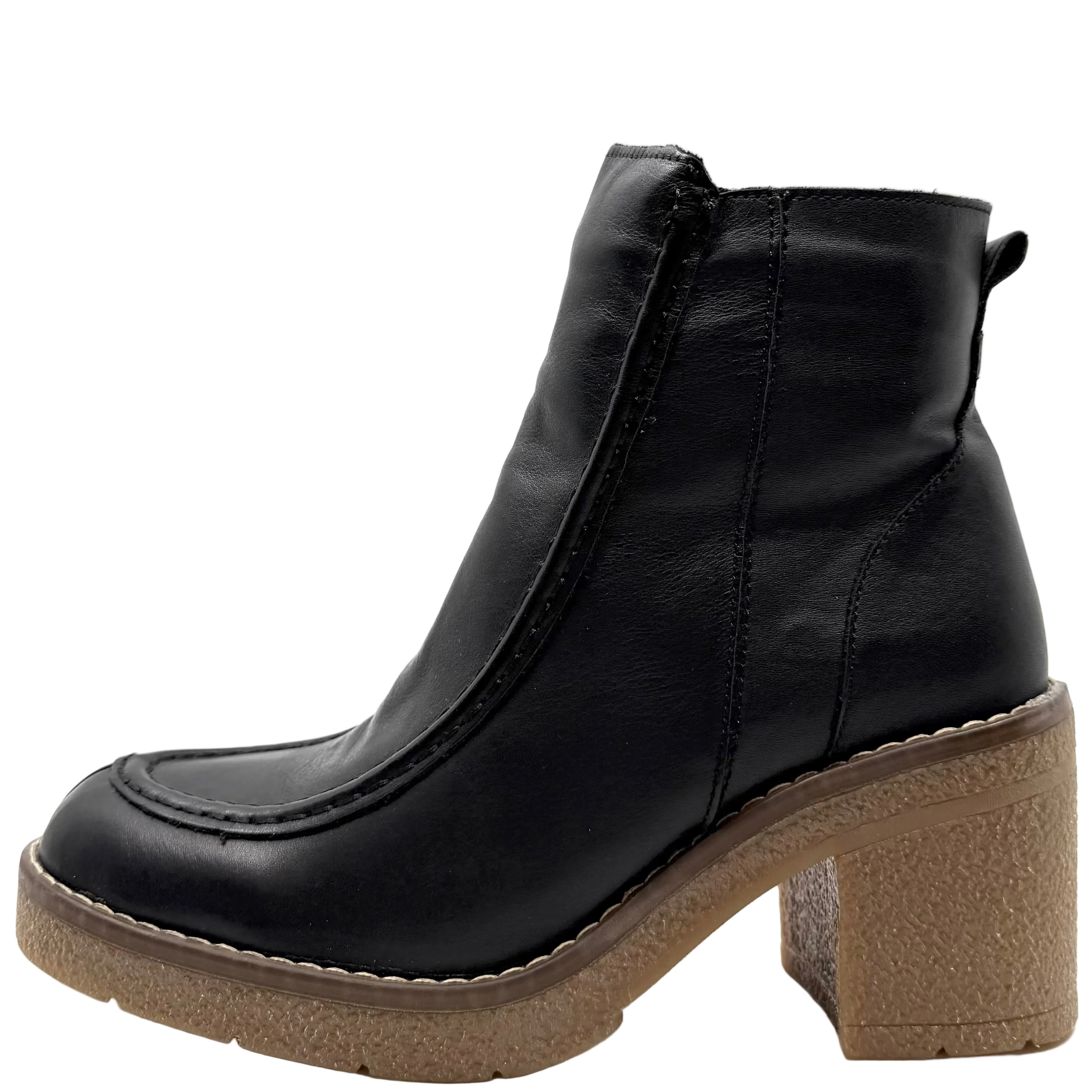 Sala Gem Ankle Boots Black Leather