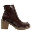 Sala Gem Ankle Boots Praline (Dark Brown) Leather