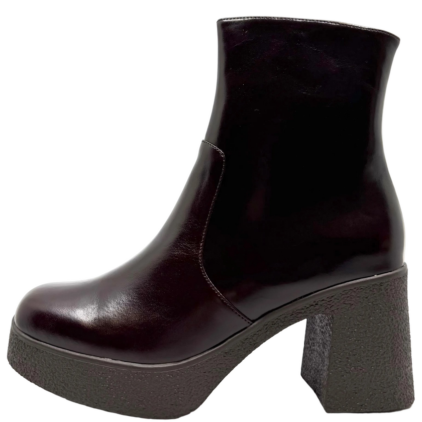 Tamara London Benter Platform Boots Castagna Leather
