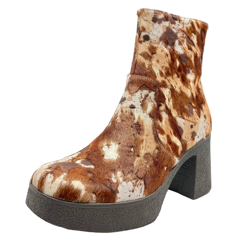 Tamara London Benter Platform Boots Natural Cow